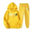 Hot-selling Trendy Fashion Men's and Women's Casual Hooded Fleece Sweater Sports Suit
