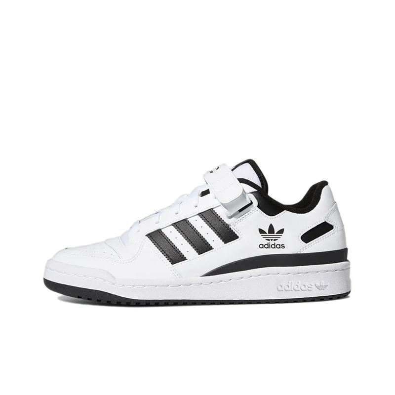 Adidas Forum Low White Black Unisex Sneakers Cloud-White Core-Black FY7757