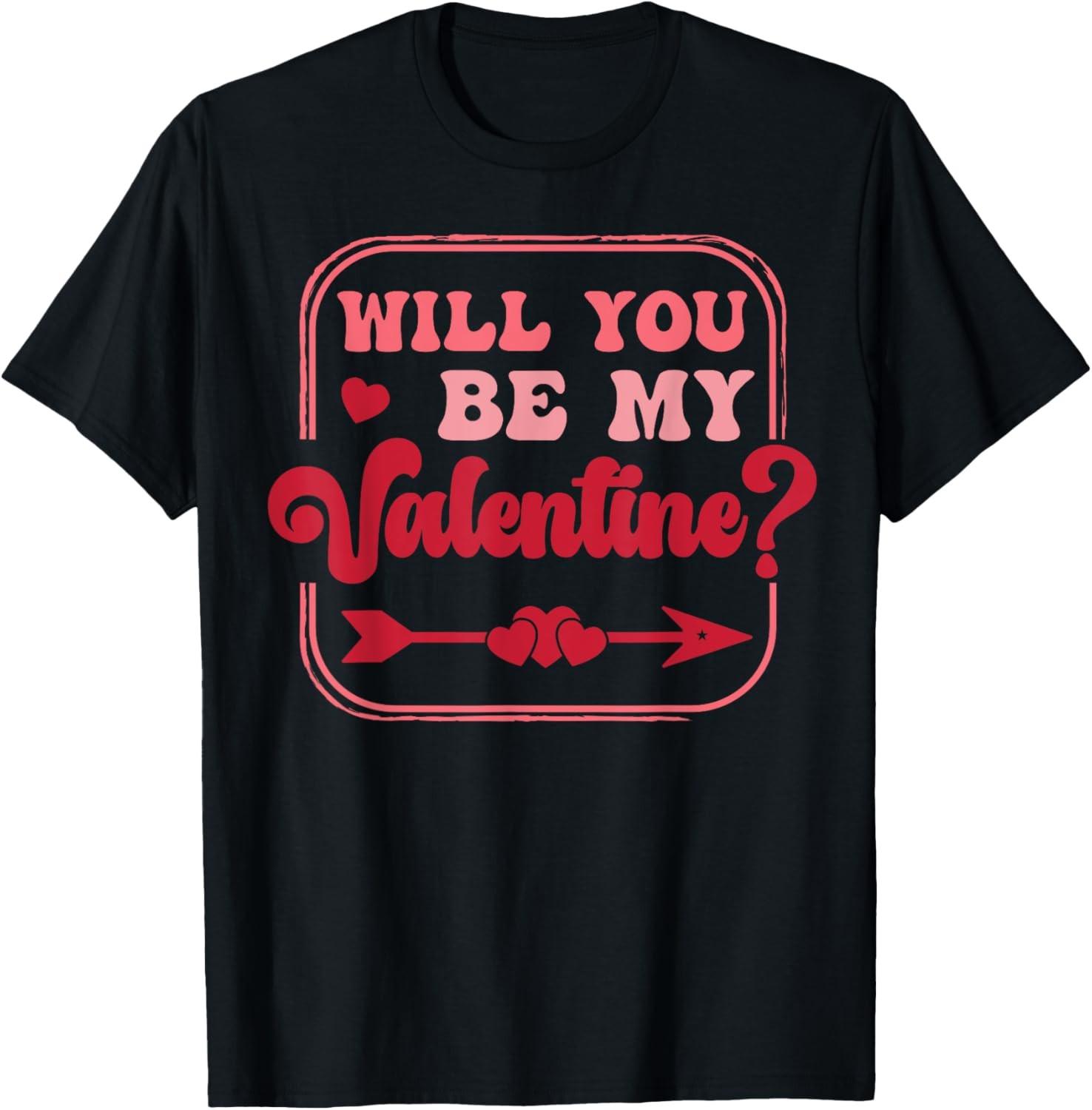 Will You Be My Valentine? Valentine s Day Men Women Love T-Shirt S разноцветный