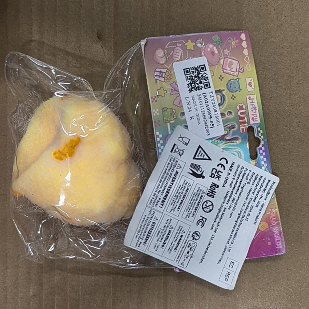 Handgemachtes Chick Taba Toys Ultraweiches Spielzeug zum Stressabbau ( Hähnchen )