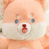 New cute beckoning series plush toy rabbit cat throw pillow children soothing fox cushion scratching machine doll gift