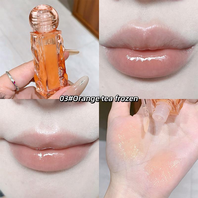 GEGE BEAR Hydrating Lip Gloss Brightening, High Shine & Lip Plumping Formula for Radiant Color and Moisture Boost