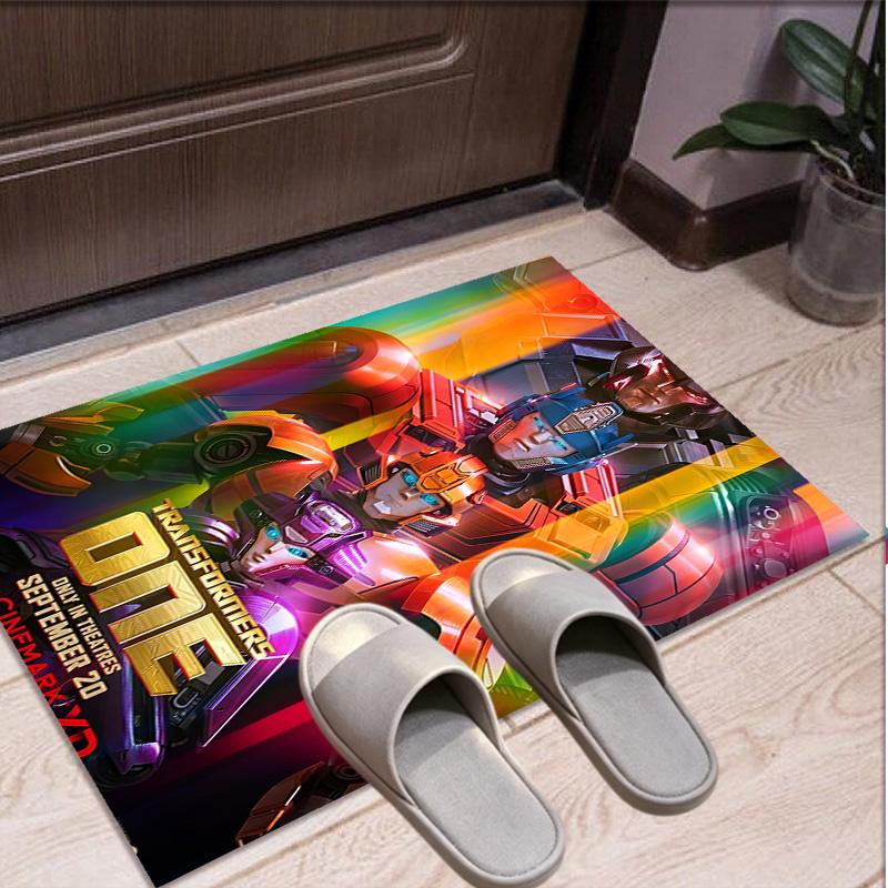 Transformers Pattern Rug, Indoor/Outdoor Mat, for Picnic, Gameroom, Bedroom, Office, Living Room, Home Decor Carpet, Birthday Gift