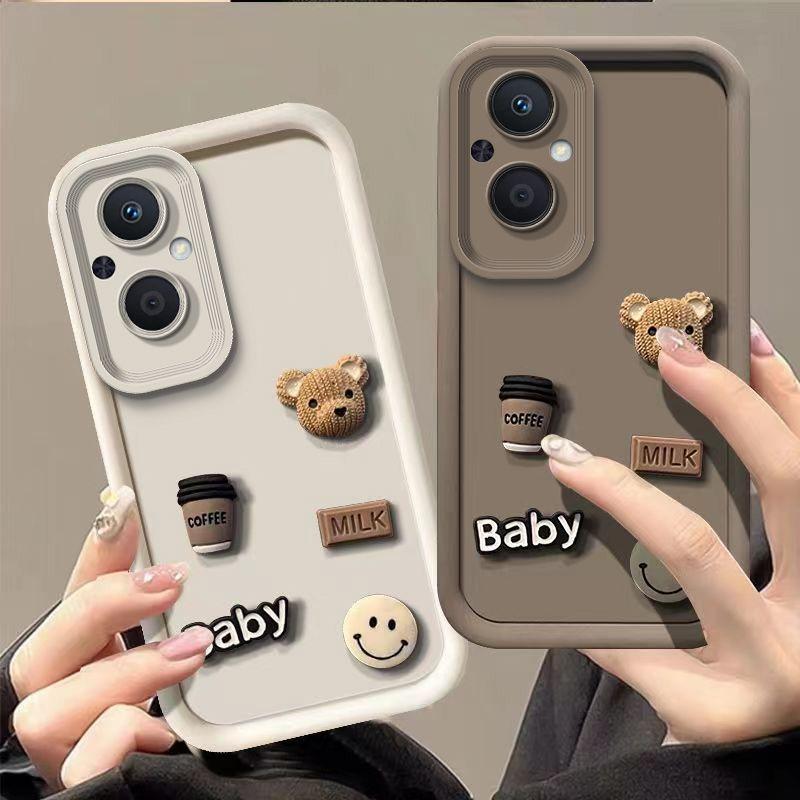 For Huawei Y6P Y9S Y7 2019 Cute 3D Bear Cartoon Silicone Case on Huawei Enjoy 9 Magic5 Pro Honor Play30plus Nova 9 Back Cover
