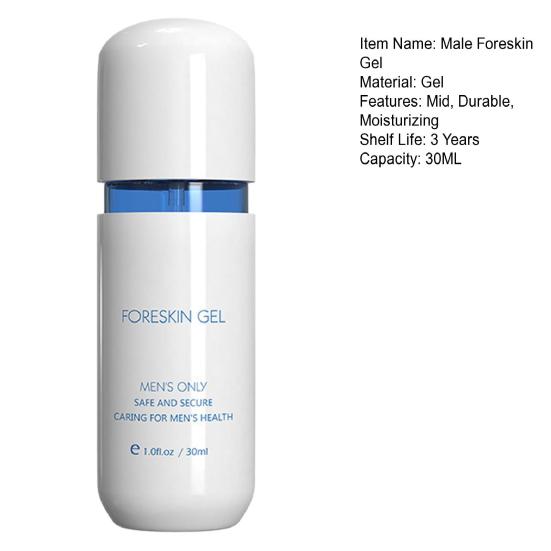 30ML Male Foreskin Gel Easy Application Men Penile Health Cream Durable Foreskin Recompound Liquid for Adults