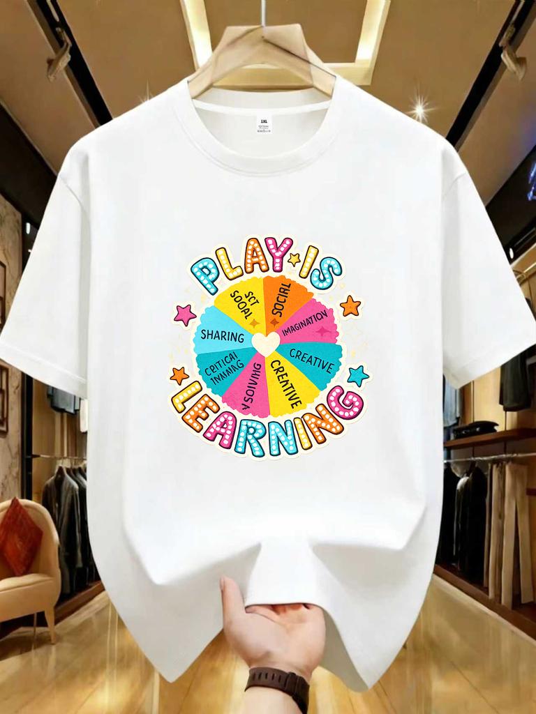 Wds01249creative Printing Plus Size Unisexs Tshirt Summer Casual Street Fashion Unisexs Joker Short Sleeve Tshirt