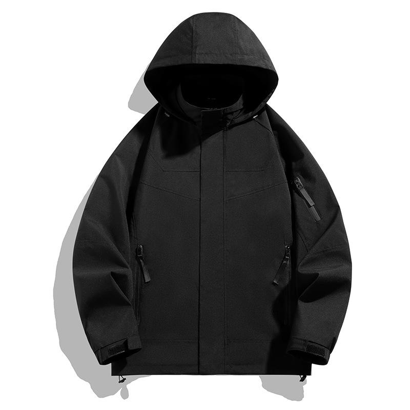 Outdoor Jacket Men's and Women's Same Autumn Trend Fashion Mountaineering Waterproof Windproof Tooling Sports Jacket