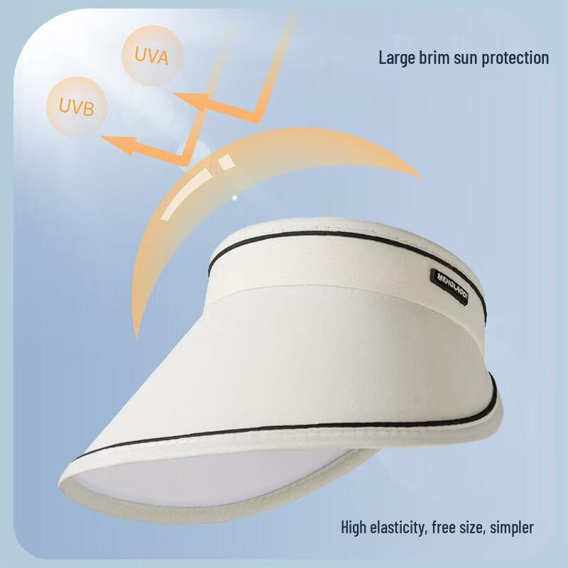 Humu Quick-Dry Large Brim Visor Hat