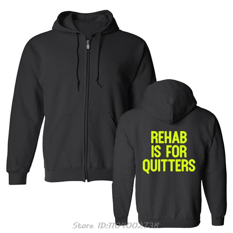 Funny Rehabilition Wine Beer Rehab Is For Quitters Hoodie Style Shirts Men Clothing Pullover Sweatshirt Harajuku Oversized Hoody