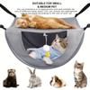 Suspended Cat Cage Hammock Pet Hanging Bed Breathable Mesh Cozy Kitten Hamster Sleeping House for Small Animal Guinea Pig Indoor
