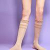 RNOT TWINKLE LACE KNEE SOCKS_BEIGE