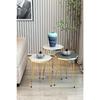 3-piece Nesting Coffee Table And Coffee Table Set Gold Octagonal Coffee Table Set Wire Leg Coffee Table Set
