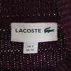 LACOSTE Long sleeve turtleneck sweater XS wine-red knit Men's Used