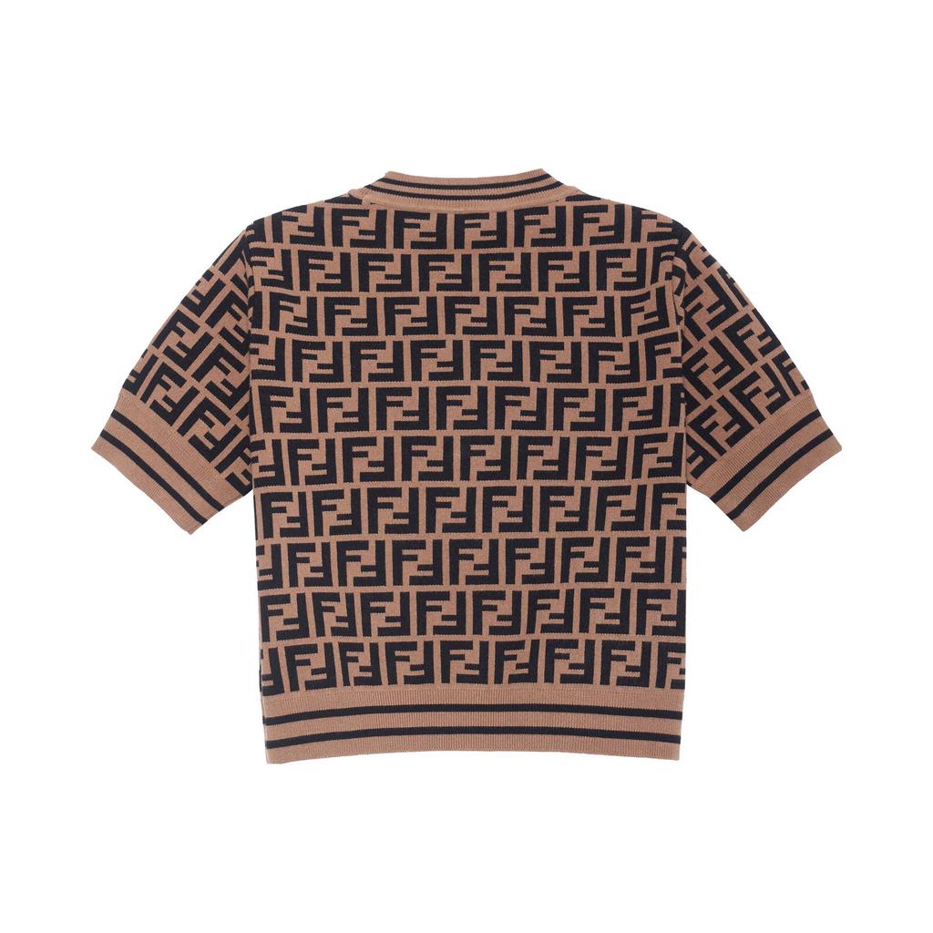 Fendi Kinderpullover Rundhals Mäßig JFG069AEYDF15B6