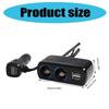 Vehicle Charging Station Double USB Port, 80W Power  Splitter with Voltages Detection for Trucks, and SUVs