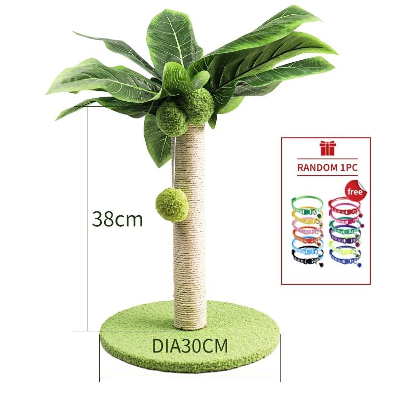 Pet Cat Toy Funny Cat Stick Balls Durable Sisal Scratching Board Cat Supplies Cat Grab Column Interactive Toy Climbing Post 2025