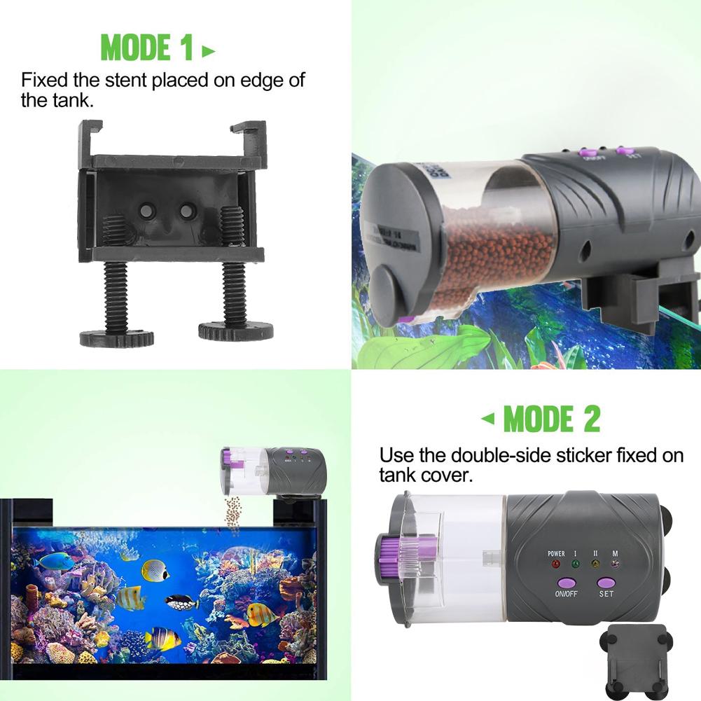 Intelligent Timing Automatic Fish Feeder Auto Feeding Machine for Aquarium Fish Tank