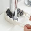 Multipurpose Cleaning Brush Bathroom Shower Sink Scrub Brush Kitchen Flexible Stiff Bristles Grout Cleaner Scrubber Brush