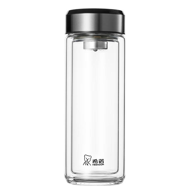 Heenoor Double-Layer Tea Infuser Glass Bottle