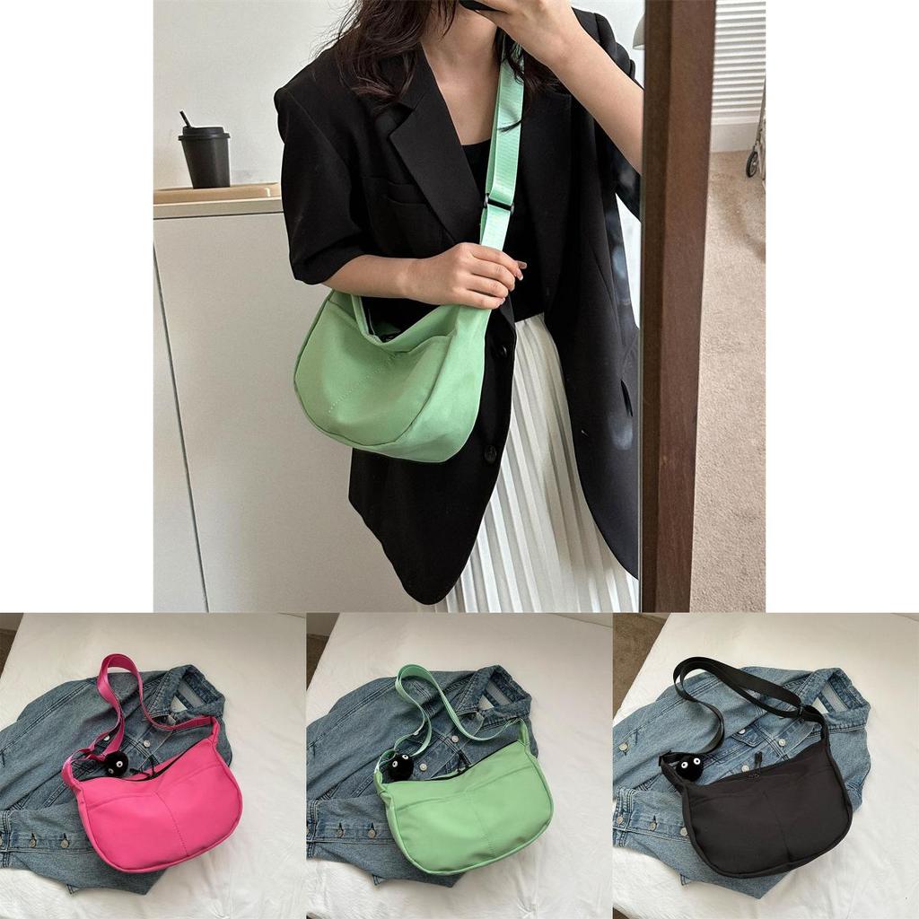 Chic Single Shoulder Women's Bag 2023 Summer New Casual Commuting Tote Bag Street Style Trendy Oxford Fabric