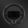 3D Honeycomb Car Steering Wheel Cover Durable Silicone Cover With Anti-Slip Linning Universal Fits Steering Wheels Dia 38Cm