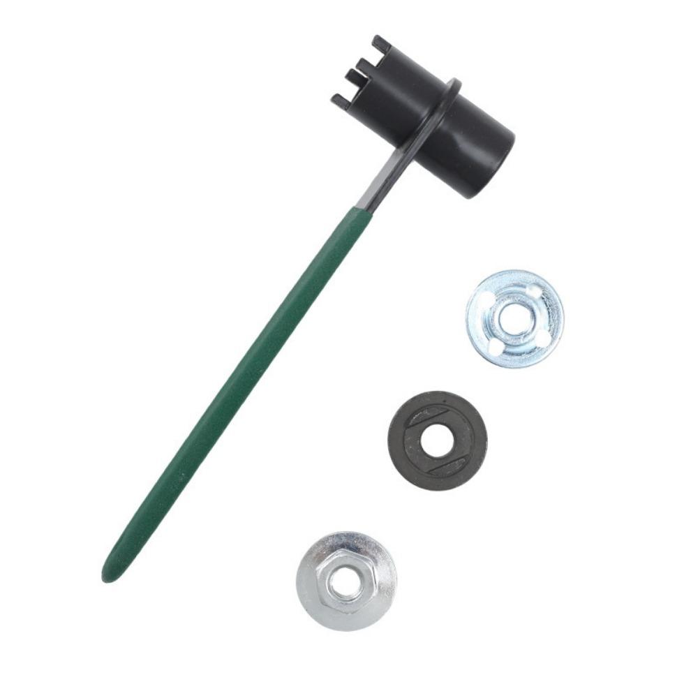 Double Heads Four-Claw Wrench Heavy-Duty Grinder Disassembly Wrench  Maintenance Tool