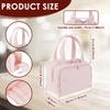 New Women's Travel Cosmetic Bag Portable Toiletry Bag with Handle Large Capacity Luxury Makeup Bag for Travel Gym Camping
