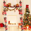 Rope Ladder Climbing Santa Decoration Soft Hanging Decoration Santa Pendant  Christmas Tree Decor
