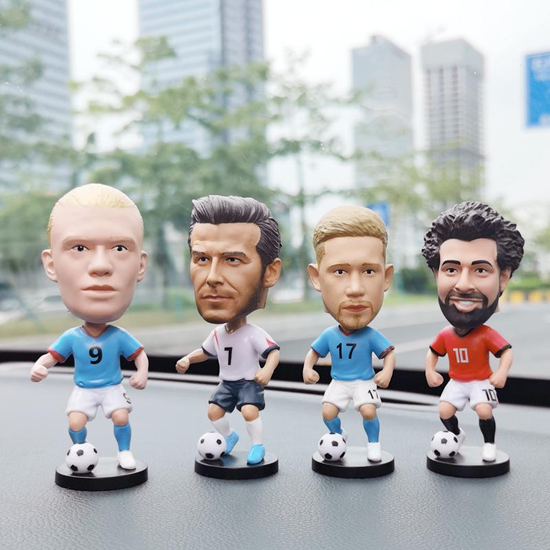 CR7 & Neymar Bobblehead Doll - Football Star Car Ornament Gift for Boys