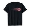 Marvel Captain America Shield Glitch Stripe T-Shirt