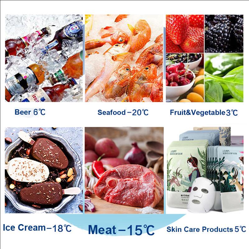 45W Portable 12/24/220V Alpicool Freezer Outdoor Travel Car 18L Portable Mini Refrigerator