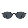 Retro Small Gothic Steampunk Oval Sunglasses Men Women Brand Designer Vintage Round Metal Frame Sun Glasses UV400 Beach Shades