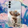 Tier Hochlandrind Kuh Handyhülle Für Samsung S24,S25,S30,S23,S21,S22,S20,S10,5G,FE,lite,PIus,Ultra Klare Transparente Hülle