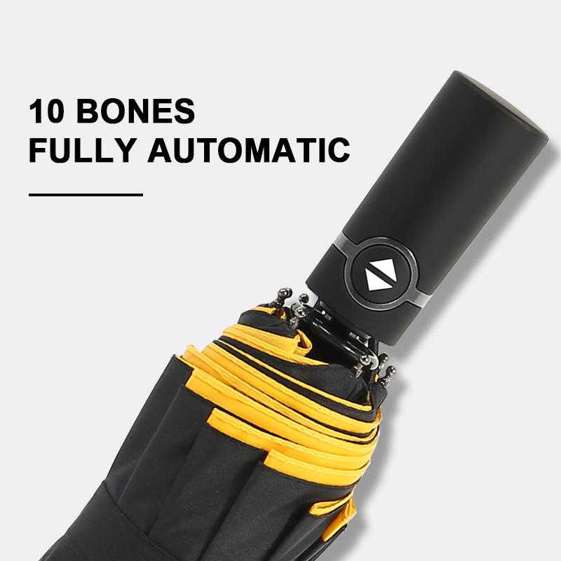 Automatic Folding Umbrella Unisex Double Double-Layer Windproof Automatic Business Simple Rain-shading Sunshade Large Sunny