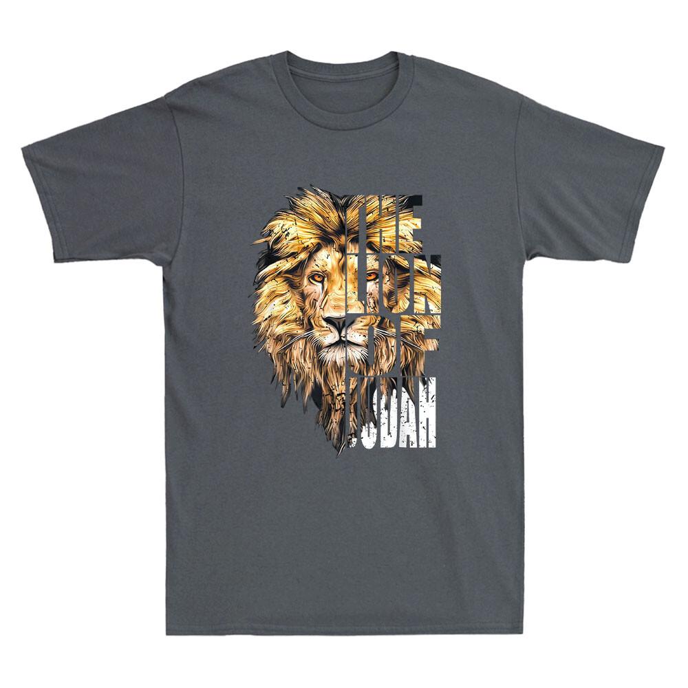 Jesus Lion of Judah Funny Christian Quote Gift Vintage Unisexs Short Sleeve TShirt