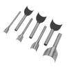 7pcs  set DIY Leather Carft Half  Round Punch Belt End Cutter For Home Leather Sewing(10 40mm)