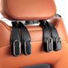 Double Hooks Headrest Hanger Leather Seat Back Hook New Car Seat Hook  Vehicles