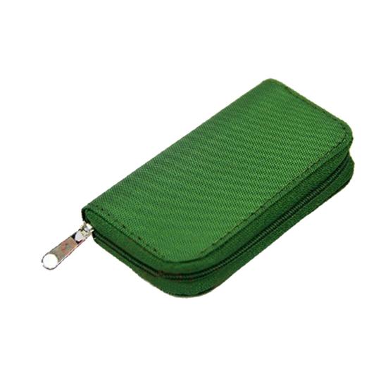 22 Slots SD Memory Card Storage Zipper Pouch Case Protector Holder Wallet