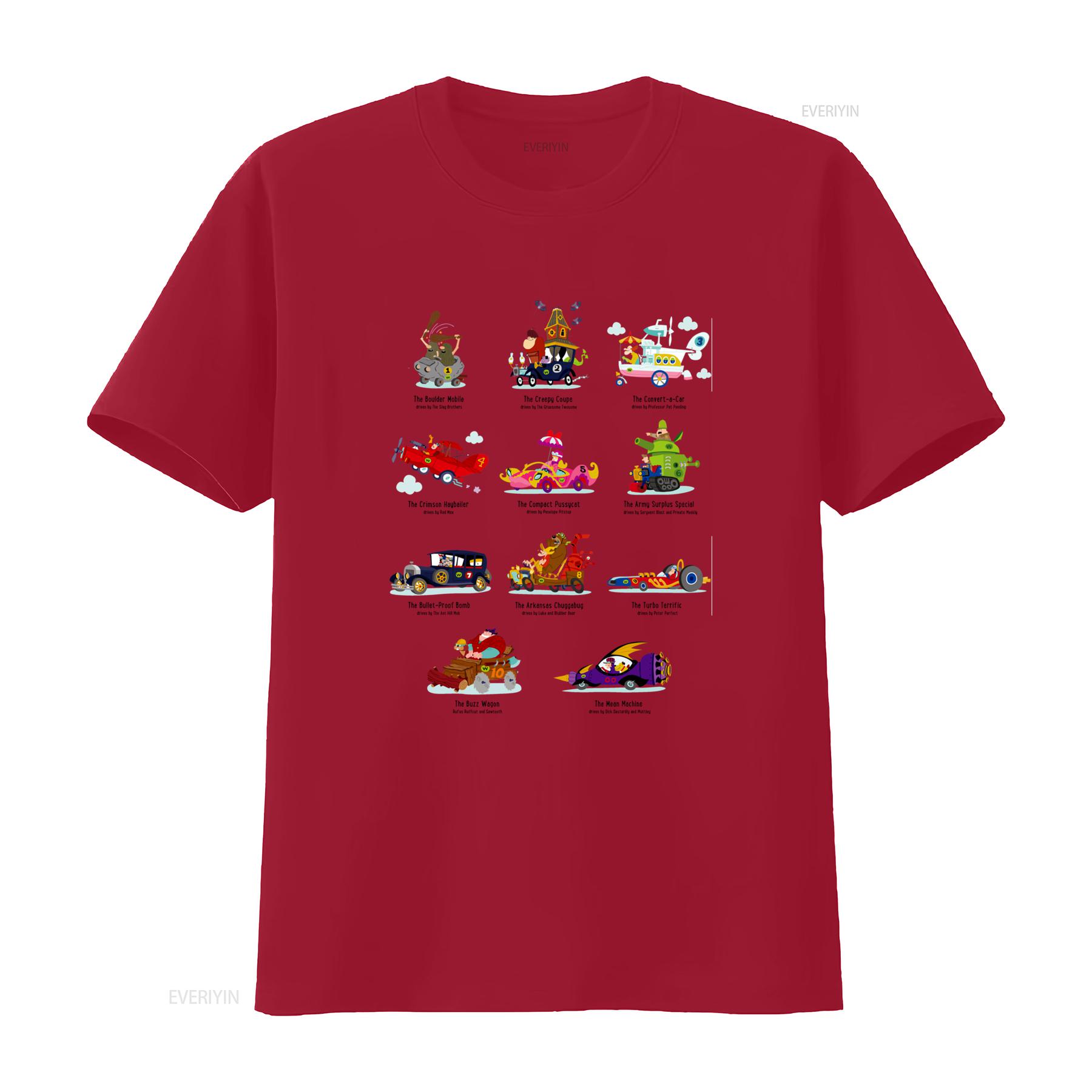 

Maglia Wacky Races Dastardly And Muttley Cartoon 80s Cult T shirt vintage Washed graphic Versatile Top For Everyday Wear S