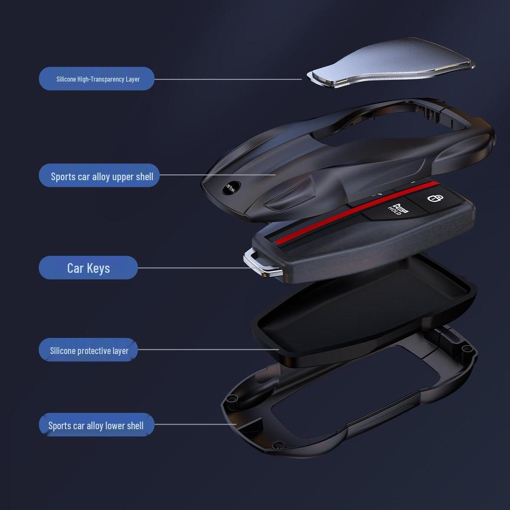 Protective Key Case Cover for Hongqi H5, H7, HS5, HS7 Models