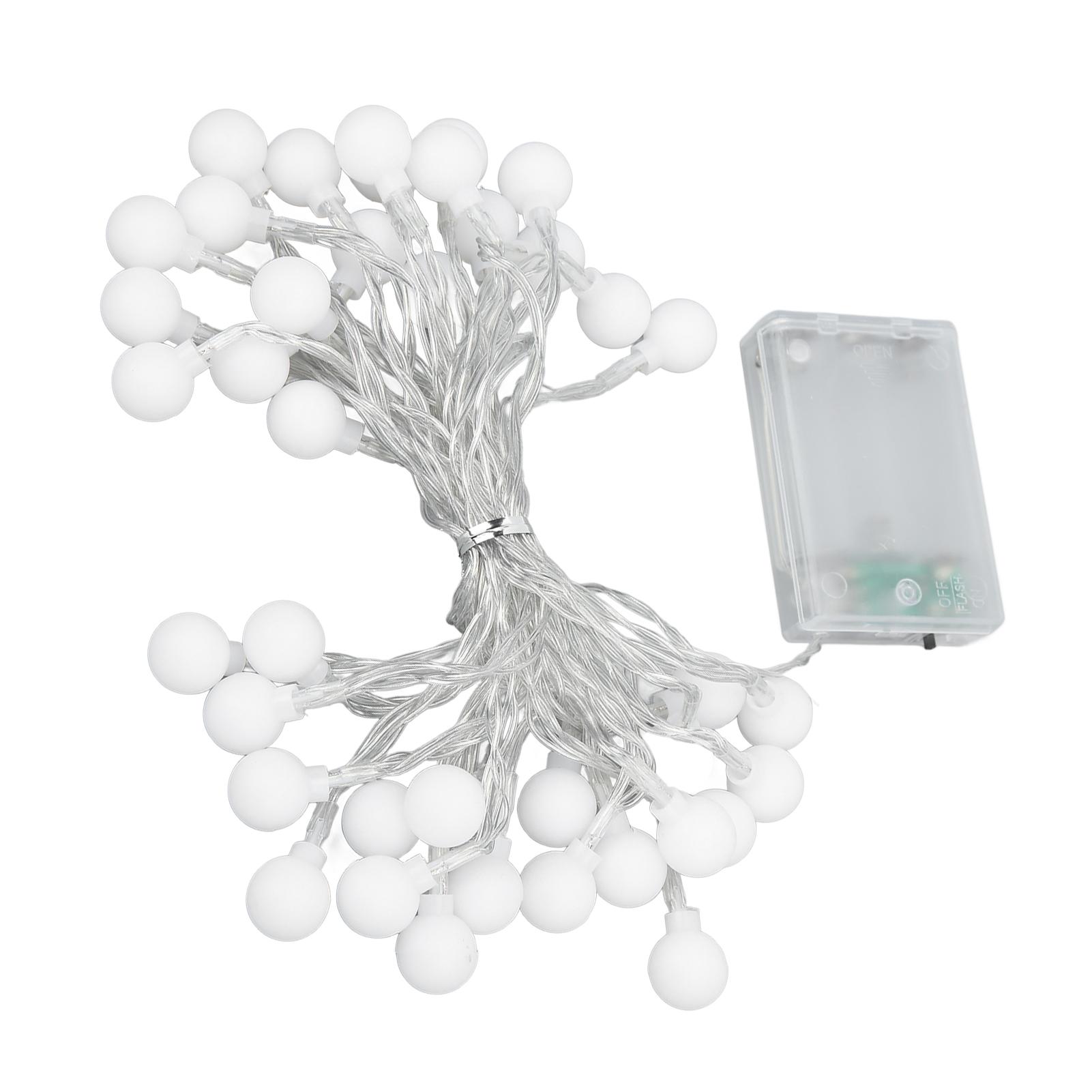 

LED String Lights 20ft Waterproof Round String Lights Romantic Ambience Camping String Lights with Two Modes for