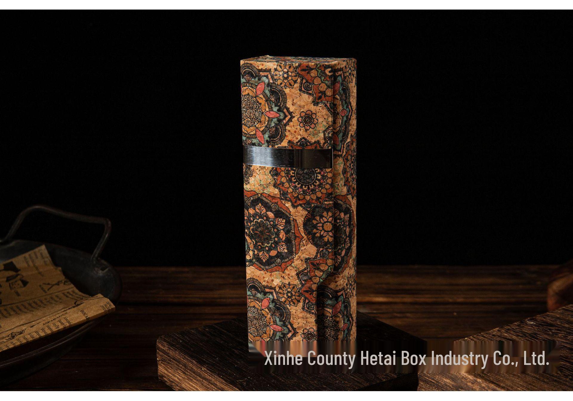 

Handmade Retro Cork Glasses Case with Premium Spray Painting for Myopia or Sunglasses 16 x 5.5 x 3.5 cm