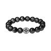 Chow Tai Seng Men's Obsidian Guardian Bracelet