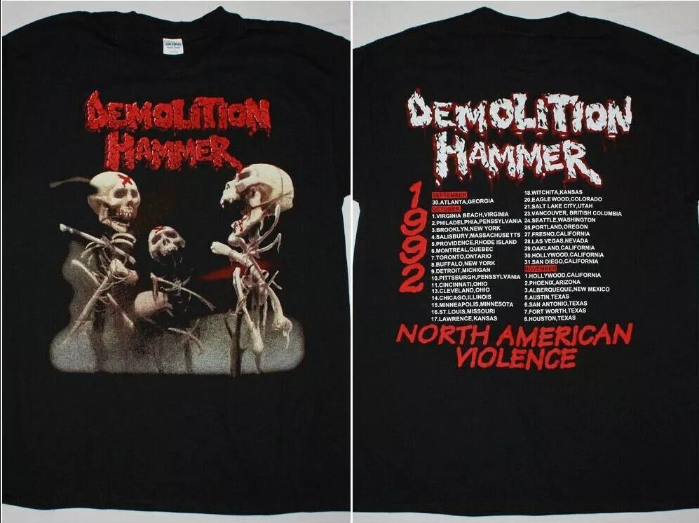 DEMOLITION HAMMER EPIDEMIC OF VIOLENCE T-shirt size S-5XL XXL