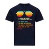 Mens Graphic Tee With Abstract Letter Print - Cotton Short Sleeve T-Shirt Streetwear Casual Wear