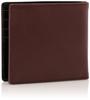 Schlammiger Jack Suppe Kalbsleder Bifold Geldbörse für Herren und Damen, Klein, Kompakt, Schlank, Echtes Rindsleder, Nein. 76210 (Braun)