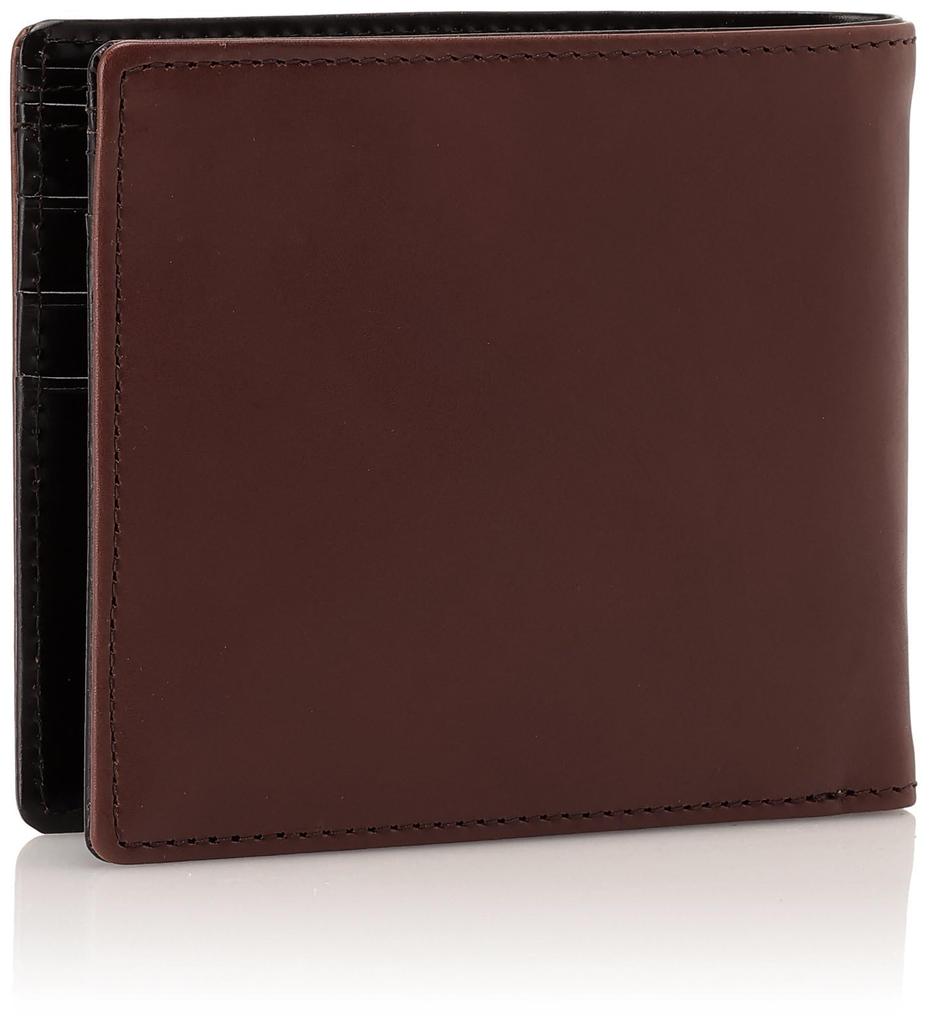 Schlammiger Jack Suppe Kalbsleder Bifold Geldbörse für Herren und Damen, Klein, Kompakt, Schlank, Echtes Rindsleder, Nein. 76210 (Braun)