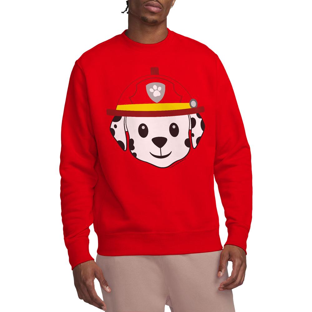 Paw Patrol Unisex Adult Marshall Emoji Sweatshirt