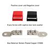 32V 100A 4x10-24" Battery Terminal Mount Tin-plated Copper 2340 Bus Bars with Stainless Screws for Marine Car Boat RV Vehicles