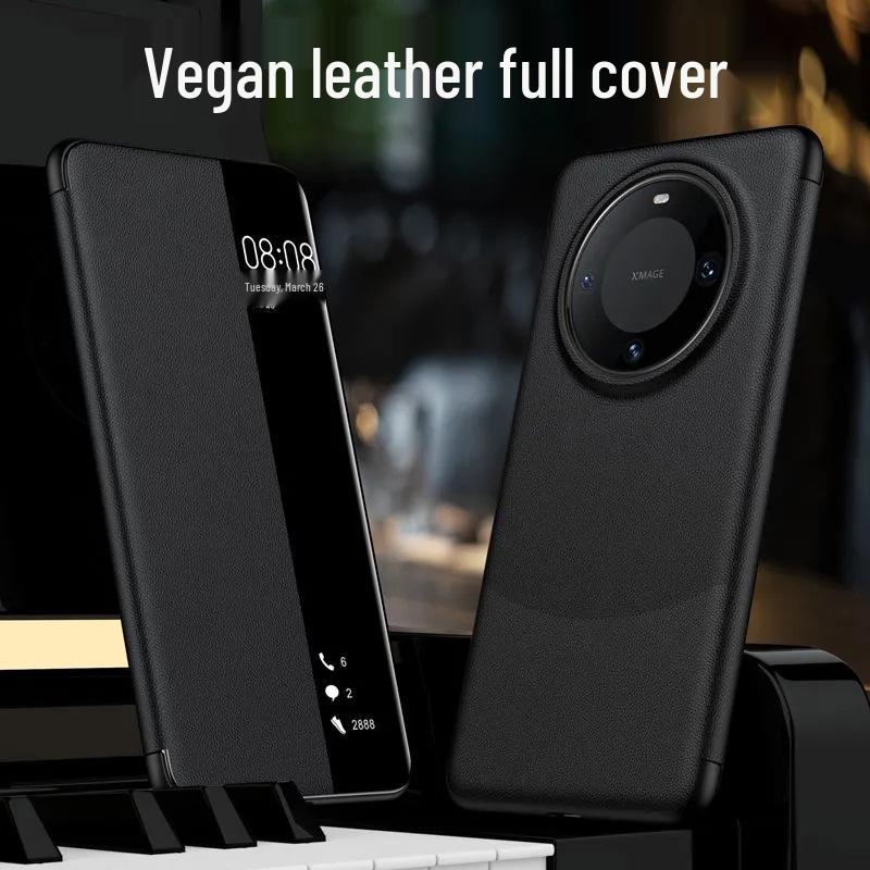 Huawei Mate60 Pro Ultra-Thin Leather Smart Window Phone Case